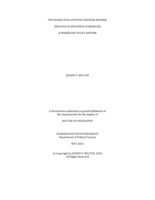 The Search for Counter-Partisan Reform: Ideology & Influence in Medicaid & Marijuana Policy Reform