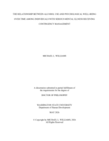 THE RELATIONSHIP BETWEEN ALCOHOL USE AND PSYCHOLOGICAL WELL-BEING OVER TIME AMONG INDIVIDUALS WITH SERIOUS MENTAL ILLNESS RECEIVING CONTINGENCY MANAGEMENT