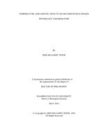 Temperature and genetic effects on Oncorhynchus mykiss physiology