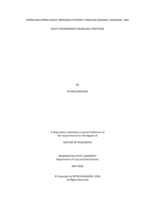 Improving Spring Wheat Breeding Efficiency through Genomic, Phenomic, and Multi-Environment Modeling Strategies