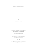 Essays in Causal Inference