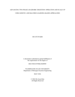 Advancing Two-Phase Anaerobic Digestion: Operation and Scale-Up Using Kinetic and Machine Learning-Based Approaches