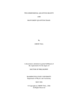 Two-dimensional quantum gravity and many-body quantum chaos