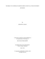 The Impact of Corporate Greenwashing on Mutual Fund Investment Decisions