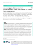 Advancing genetic improvement in the omics era: tatus and priorities for United States aquaculture 
