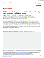 Multistakeholder Engagement to Scale Soil Health Globally: The Coalition of Action 4 Soil Health