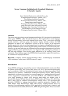 Second Language Socialization in Stronghold Kingdoms: A Narrative Inquiry