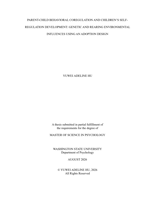 Parent-Child Behavioral Coregulation and Children’s Self-Regulation Development: Genetic and Rearing Environmental Influences Using an Adoption Design
