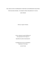 The Association of Depression Symptoms and Depression Diagnosis with Socioeconomic Attainment from Childhood to Young Adulthood
