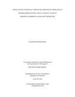APPLICATIONS OF DIGITALLY DRIVEN QUADRUPOLES OPERATING IN HIGHER-ORDER MATHIEU SPACE STABILITY ZONES IN MODIFIED COMMERCIAL MASS SPECTROMETERS