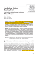 Are Federal Dollars Bearing Fruit?: An Analysis of the College Assistance Migrant Program